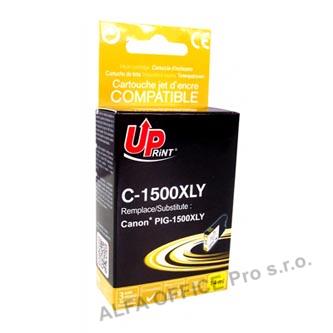 UPrint kompatibilní ink s PGI 1500XL, yellow, 950str., 14ml, C-1500XLY, high capacity, pro