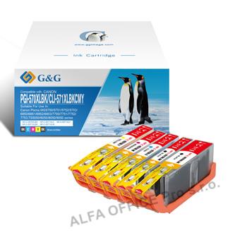  G&G kompatibilní ink s PGI-570XLBK/CLI-571BK/C/M/Y, black, NP-C-0570XLBK/571XLBK 