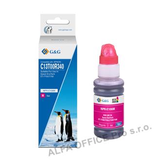 G&G kompatibilní ink s C13T00R340, magenta, NPR-E106M, pro Epson EcoTank ET-7700