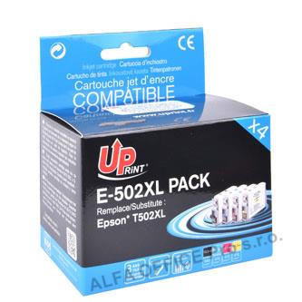 UPrint kompatibilní ink s C13T02W64010, 502XL, T02W640, CMYK, 1x550 + 3x470str., 1x13.2+3x