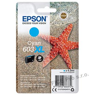 Epson originální ink C13T03A24010, cyan, 4.0ml, Epson Expression Home XP-2100, 2