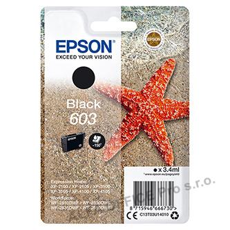 Epson originální ink C13T03U14010, black, 3.4ml, Epson Expression Home XP-2100,
