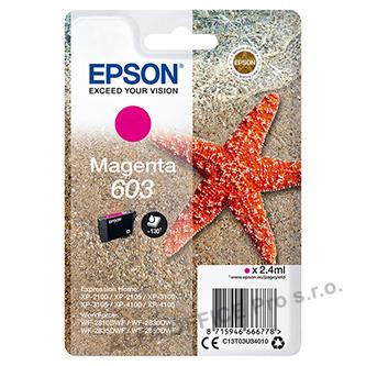 Epson originální ink C13T03U34010, magenta, 2.4ml, Epson Expression Home XP-2100