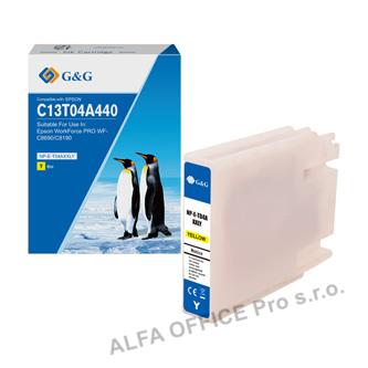 G&G kompatibilní ink s C13T04A440, yellow, 8000str., NP-E-T04AXXLY-A, pro Epson