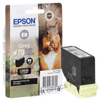 Epson originální ink C13T04F64010, 478XL, grey, 10.2ml, Epson XP-15000