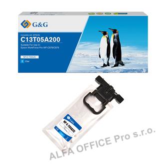 G&G kompatibilní ink s C13T05A200, cyan, 20000str., NP-E-T05A2C-A, pro Epson WF-