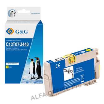 G&G kompatibilní ink s C13T07U440, yellow, 1900str., NP-R2-0407XLY, pro Epson WF