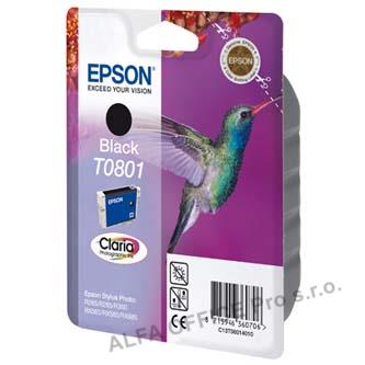 Epson originální ink C13T08014011, black, 7,4ml, Epson Stylus Photo PX700W, 800FW, R265, 2