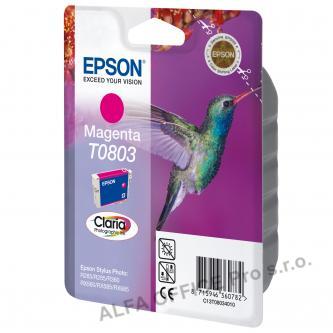 Epson originální ink C13T08034011, magenta, 7,4ml, Epson Stylus Photo PX700W, 800FW, R265,