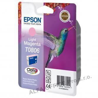 Epson originální ink C13T08064011, light magenta, Epson Stylus Photo PX700W, 800FW, R265,