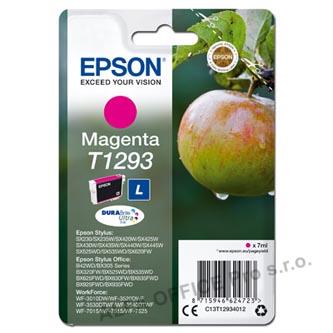 Epson originální ink C13T12934012, T1293, magenta, 485str., 7ml, Epson Stylus SX420W, 425W