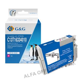 G&G kompatibilní ink s C13T16334012, magenta, NP-R-1633XLM, pro Epson WorkForce