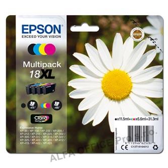 Epson originální ink C13T18164012, T181640, 18XL, CMYK, 3x6,6/11,5ml, Epson Expression Hom