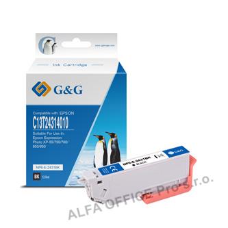 G&G kompatibilní ink s C13T24314012, black, NP-R-2431XLBK, pro Epson