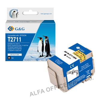G&G kompatibilní ink s C13T27114012, black, NP-R-2711BK, pro Epson WF-3620, 3640