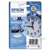 Epson originální ink C13T27154012, 27XL, color, 3x10,4ml, Epson WF-3620, 3640, 7110, 7610,