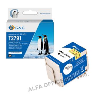 G&G kompatibilní ink s C13T27914012, black, NP-R-2791BK, pro Epson WF-3620, 3640