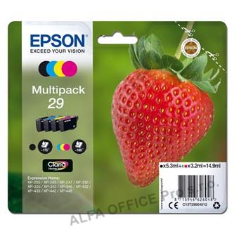 Epson originální ink C13T29864012, T29, CMYK, 5,3/3x3,2ml, Epson Expression Home XP-235,XP