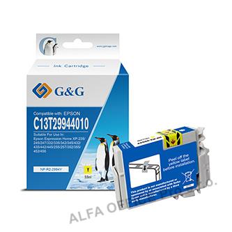 G&G kompatibilní ink s C13T29944010, yellow, NP-R-2994Y, pro Epson Expression Ho