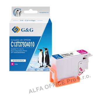 G&G kompatibilní ink s C13T37934010, magenta, NP-E-0378XLM, pro Epson XP-15000