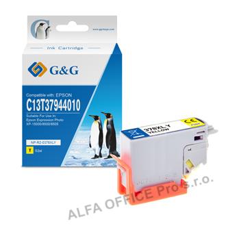 G&G kompatibilní ink s C13T37944010, yellow, NP-E-0378XLY, pro Epson XP-15000