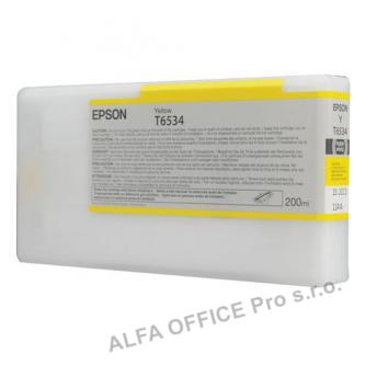 Epson originální ink C13T653400, yellow, 200ml, Epson Stylus Pro 4900