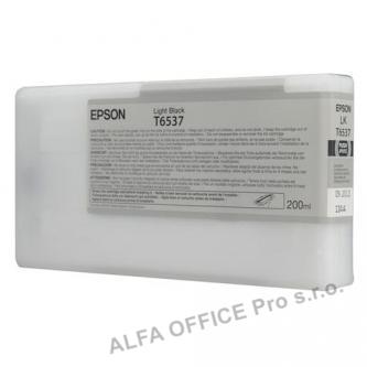 Epson originální ink C13T653700, light black, 200ml, Epson Stylus Pro 4900