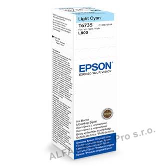 Epson originální ink C13T67354A, light cyan, 70ml, Epson L800