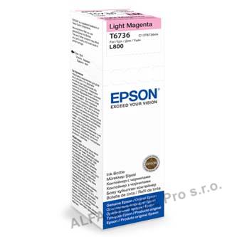 Epson originální ink C13T67364A, light magenta, 70ml, Epson L800