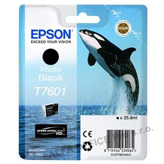 Epson originální ink C13T76014010, T7601, photo black, 25,9ml, 1ks, Epson SureColor SC-P60