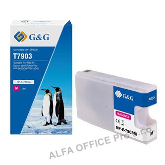 G&G kompatibilní ink s C13T79034010, magenta, 2000str., NP-E-7903M, pro Epson Wo