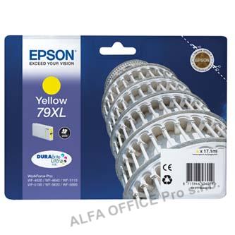 Epson originální ink C13T79044010, 79XL, XL, yellow, 2000str., 17ml, 1ks, Epson WorkForce