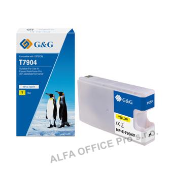 G&G kompatibilní ink s C13T79044010, yellow, 2000str., NP-E-7904Y, pro Epson Wor