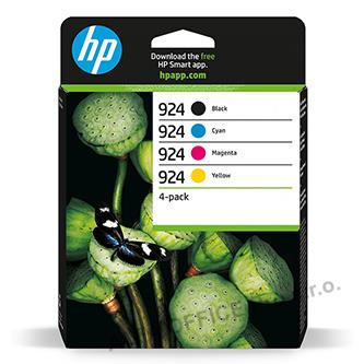 HP originální ink 6C3Z1NE, HP 924, CMYK, blistr, 500/3*400str., HP OfficeJet Pro