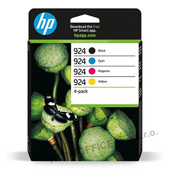 HP originální ink 6C3Z1NE, HP 924, CMYK, 500/3*400str., HP OfficeJet Pro 8120e,