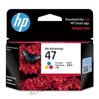 HP originální ink 6ZD61AE, HP 47, tri-colour