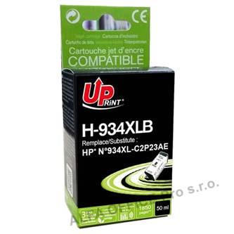 UPrint kompatibilní ink s C2P23AE, HP 934XL, black, 1850str., 50ml, H-934XLB, pro HP Offic