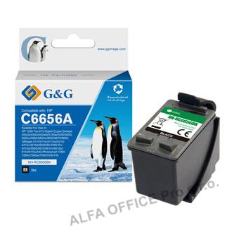 G&G kompatibilní ink s C6656A, black, 20ml, ml NH-R6656BK, pro HP DeskJet 450 se