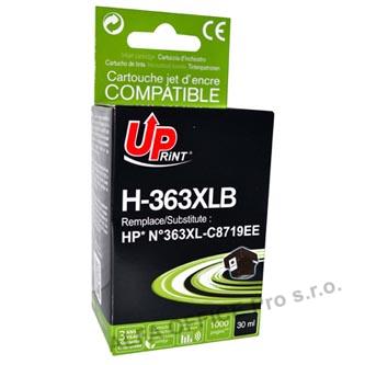 UPrint kompatibilní ink s C8719EE, HP 363, black, 30ml, H-363B, pro HP Photosmart 8250, 32