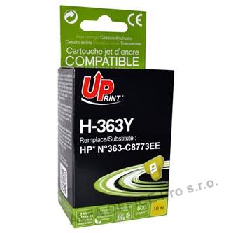 UPrint kompatibilní ink s C8773EE, HP 363, yellow, 10ml, H-363Y, pro HP Photosmart 8250, 3