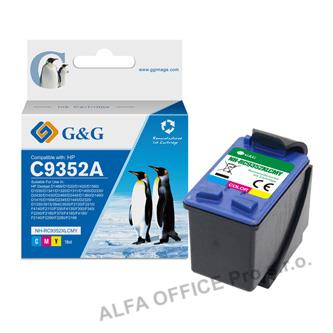 G&G kompatibilní ink s C9352A, CMY, 16ml, ml NH-R9352C/M/Y, pro HP Deskjet 3930,