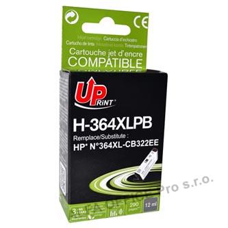 UPrint kompatibilní ink s CB317EE, CB322EE, HP 364, photo black, 12ml, H-364XL-PB, pro HP
