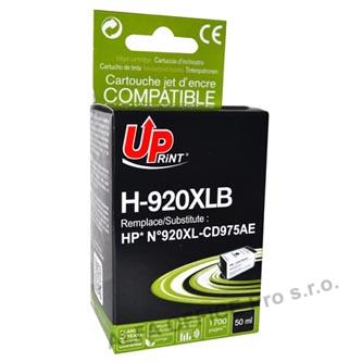 UPrint kompatibilní ink s CD975AE, HP 920XL, black, 50ml, H-920XLB, pro HP Officejet