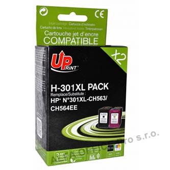 UPrint kompatibilní ink s CH563EE+CH564EE, HP 301XL, black+color, 20+21ml, H-301XL-PACK, p