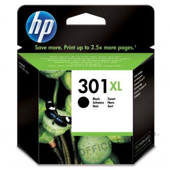 HP originální ink CH563EE, HP 301XL, black, 430str.