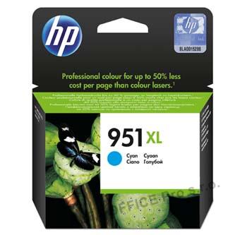 HP originální ink CN046AE, HP 951XL, cyan, blistr, 1500str., 24ml, HP Officejet Pro 8100 e