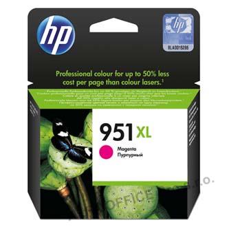 HP originální ink CN047AE, HP 951XL, magenta, blistr, 1500str., 17ml, HP Officejet Pro 810