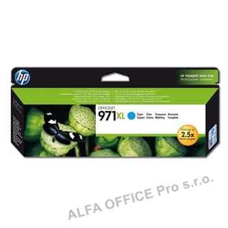 HP originální ink CN626AE, cyan, 6600str., HP 971XL, HP Officejet Pro X451dn, X451dw, X476