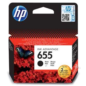 HP originální ink CZ109AE, HP 655, black, 550str., HP Deskjet Ink Advantage 3525, 5525, 65