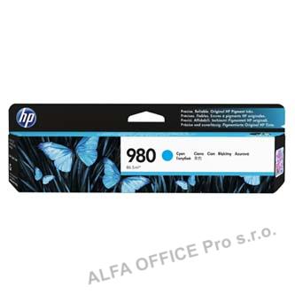HP originální ink D8J07A, HP 980, cyan, HP HP OfficeJet Enterprise X585, X555